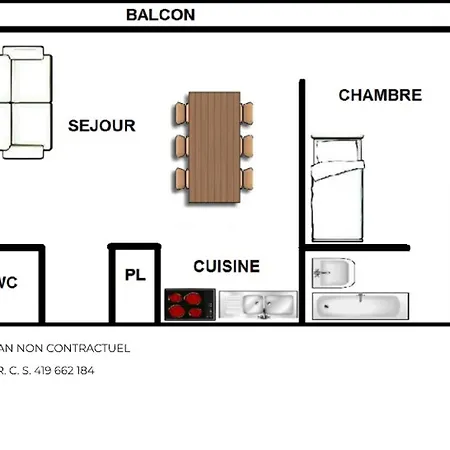 2 Pieces Pour 5 Pers., Au Pied Des Pistes, Balcon Est-sud, Coeur De La Croisette - Fr-1-452-243 * Saint-Martin-de-Belleville